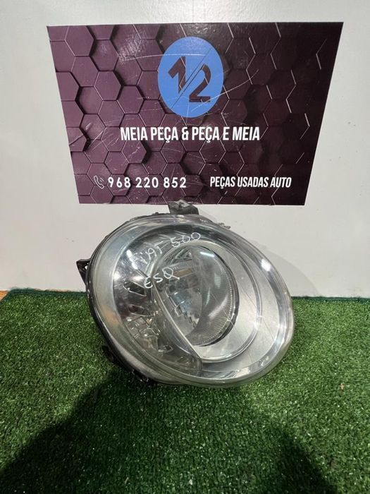 Farol frente esquerdo Fiat 500