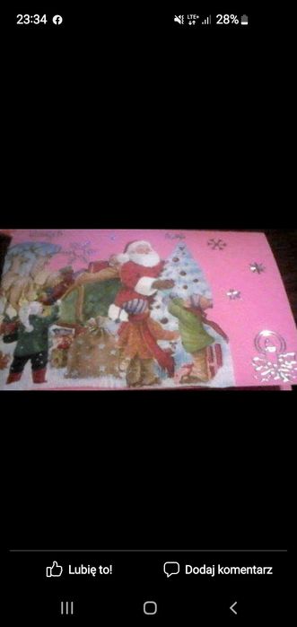 Kartki bożonarodzeniowe decoupages