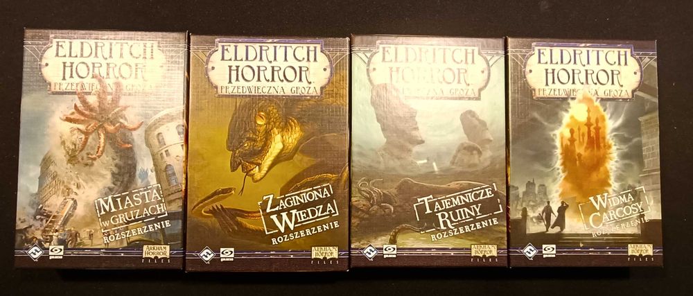 Eldritch Horror - komplet + drewniane inserty!