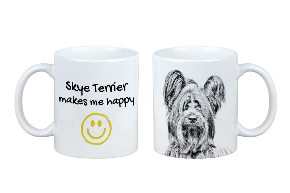 Skye Terrier kubek z psem Makes me happy Art-Dog