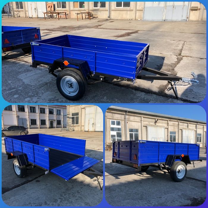 Легковой усиленный прицеп 2100* синий, рессора AL-KO!!!