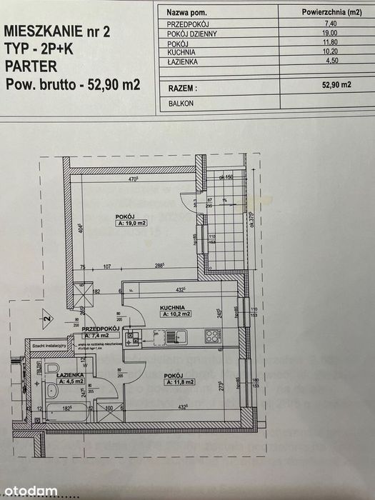 Przestronne 2 lub 3 pokoje z osobną kuchnią, komórka lokatorska, garaż