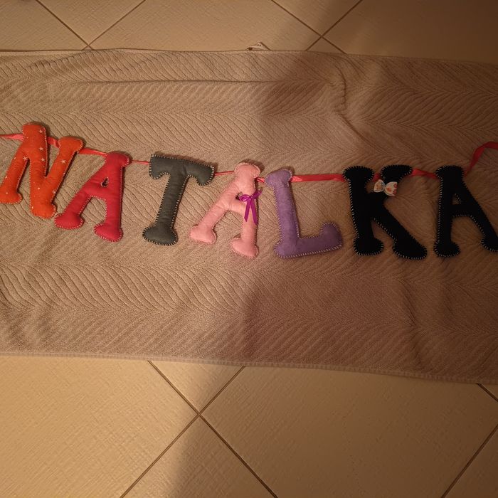 Napis Natalia...