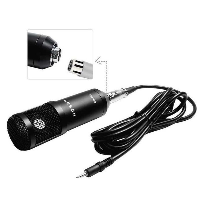 Microfone BM-800 com tripé para Videoaula e Videoconferência