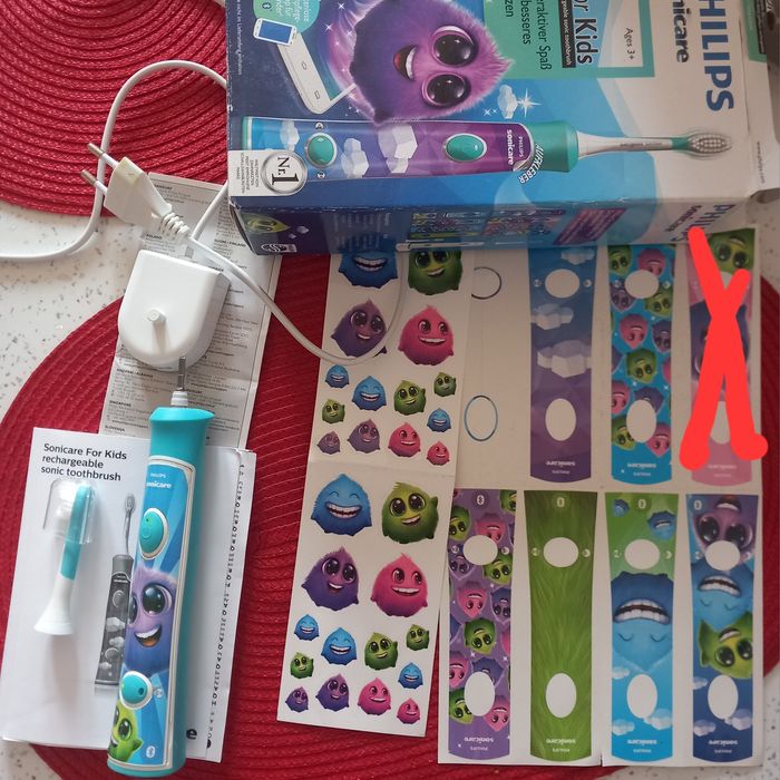 Szczoteczka soniczna Philips Sonicare dla dzieci 3+. Jak na zdjęciach