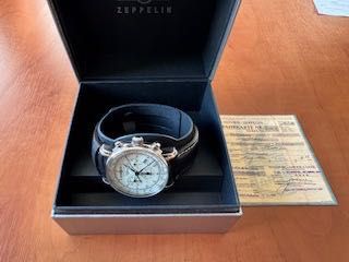Zegarek męski klasyczny Zeppelin 8680-3, model jubileuszowy