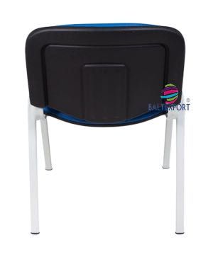 Cadeira Fixa 4 Pes Visitante Igrejas Multiusos Formação Estrut. CINZA