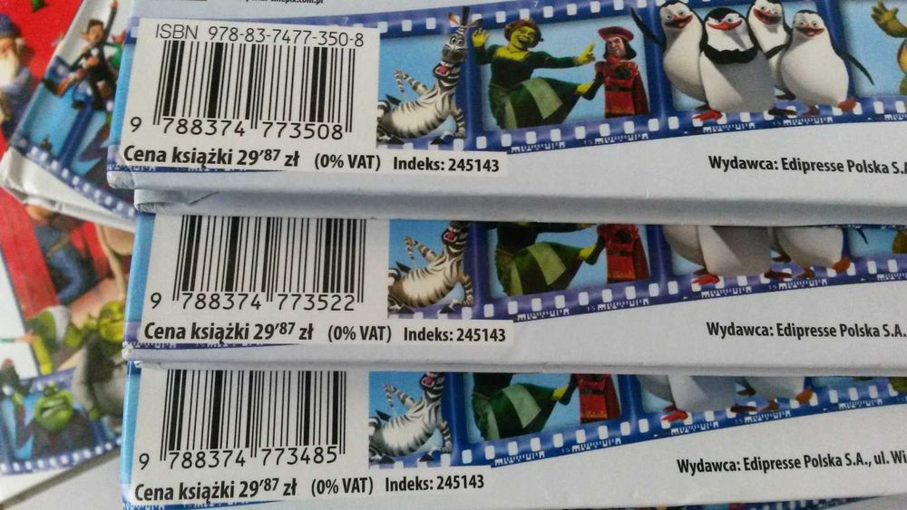 Bajki filmy Kolekcja DreamWorks Kultowe Animacje 13 DVD Shrek
