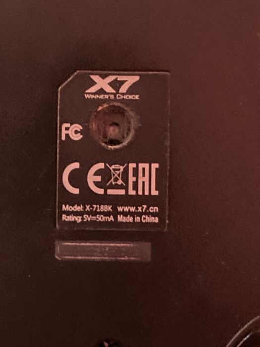 Ігрова мишка A4Tech X-718BK