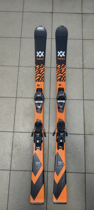 Narty volkl 151 cm z wiązaniami. Dracon 72