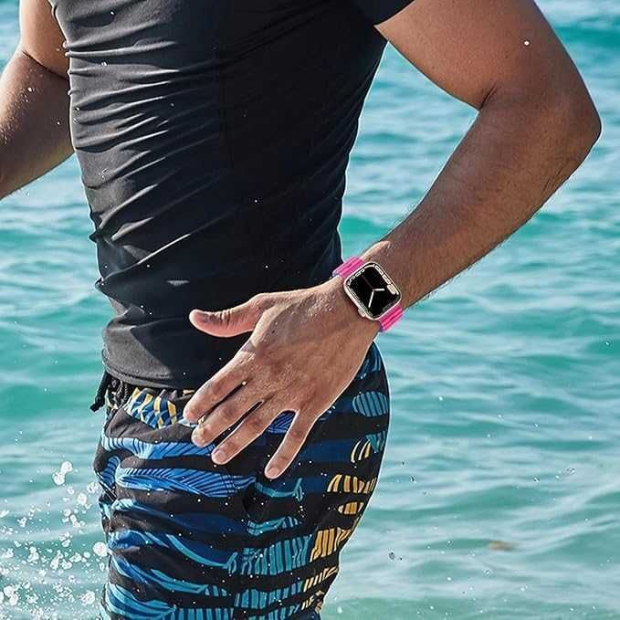 Anlinser Silikonowy sportowy pasek z do zegarka Apple Watch 41mm