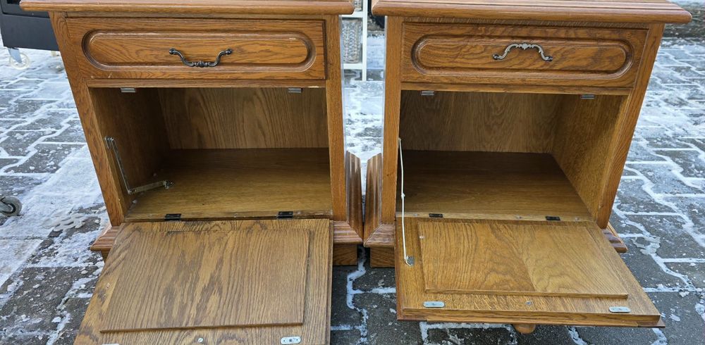 Szafka nocna dębowa