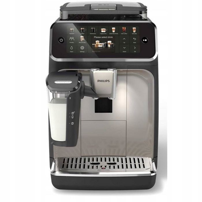 Ekspres do kawy Philips LatteGo EP5447/90 czarny Nowoczesny i wydajny