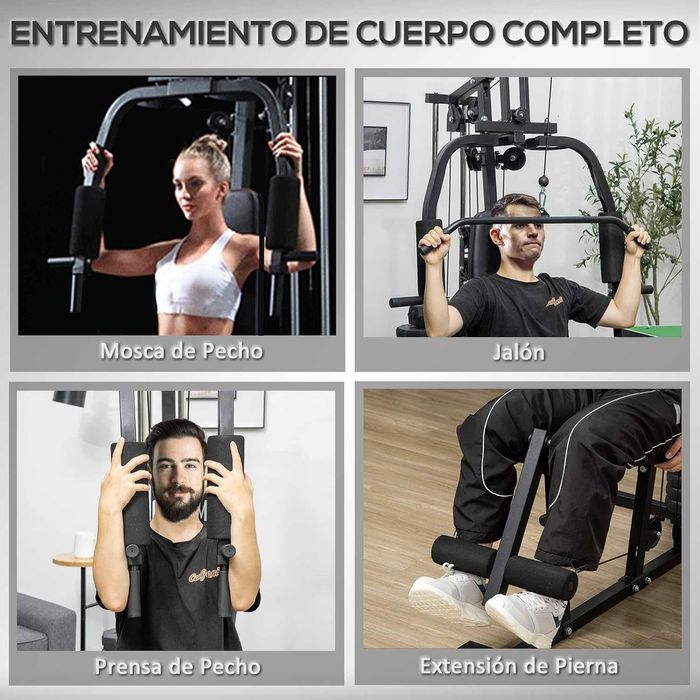 Máquina de Musculação HOMCOM Multiestação – Nunca usada