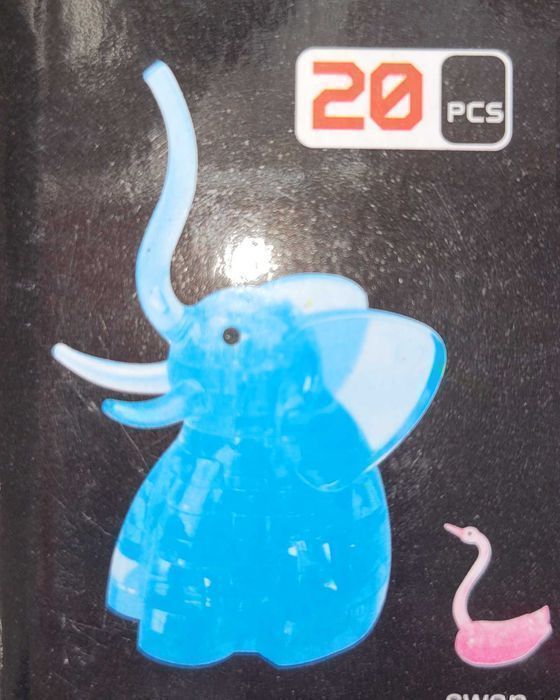 Nowa gra crystal puzzle klocki słonik #350