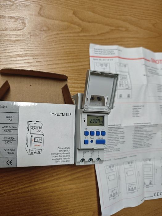 Programmable DIN-Rail Digital Timer – TM615 (Lightly Used)64740903327747122