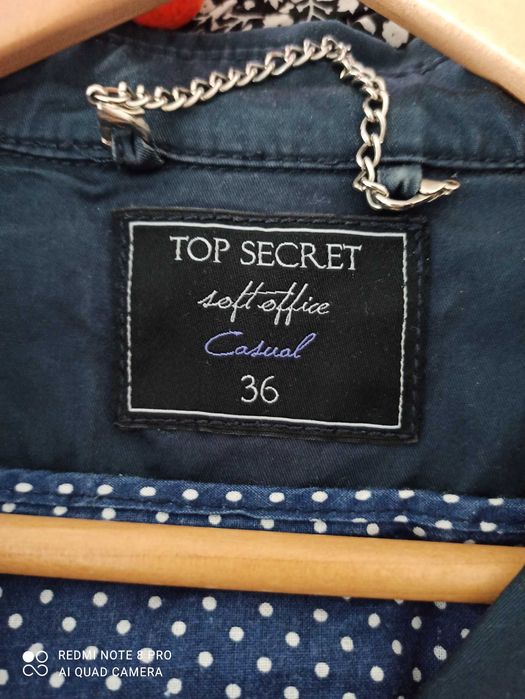 Krótki trencz top secret r.36