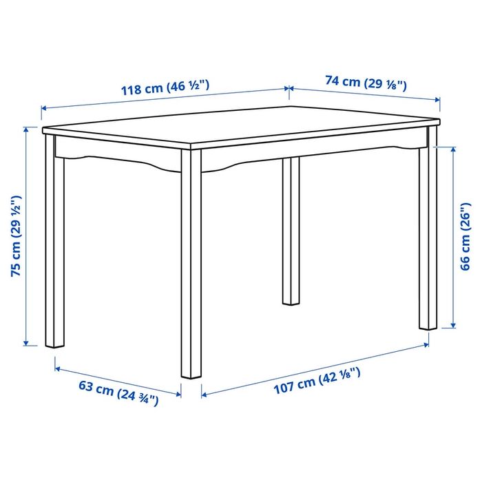 Drewniany stół HÄGERNÄS ikea