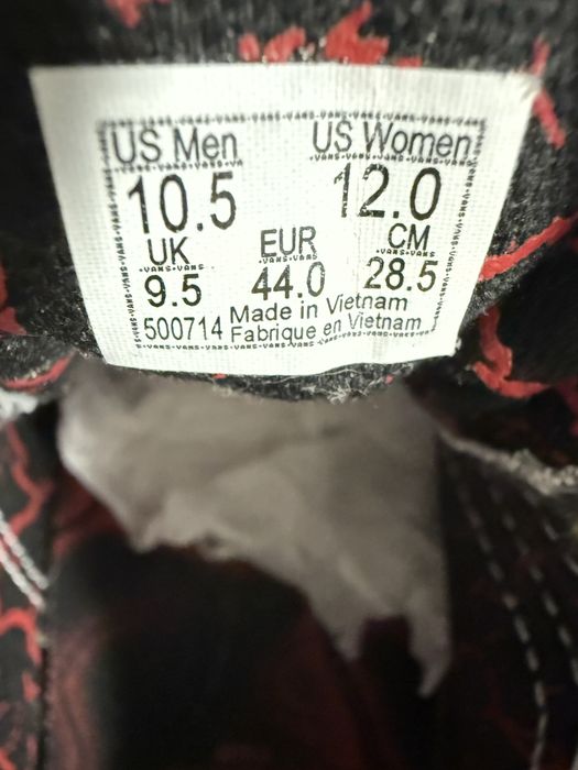 Кеди Vans x Stranger Things (оригінал)