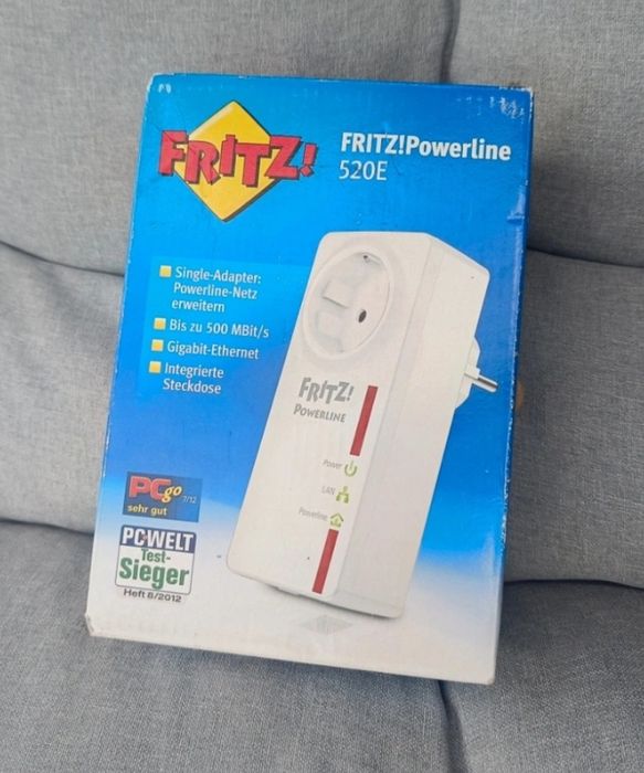 Transmiter sieciowy wzmacniacz wi-fi Fritz 520E