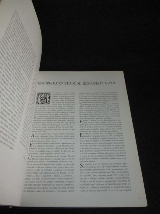 Livro Tesouros da Sociedade de Geografia de Lisboa