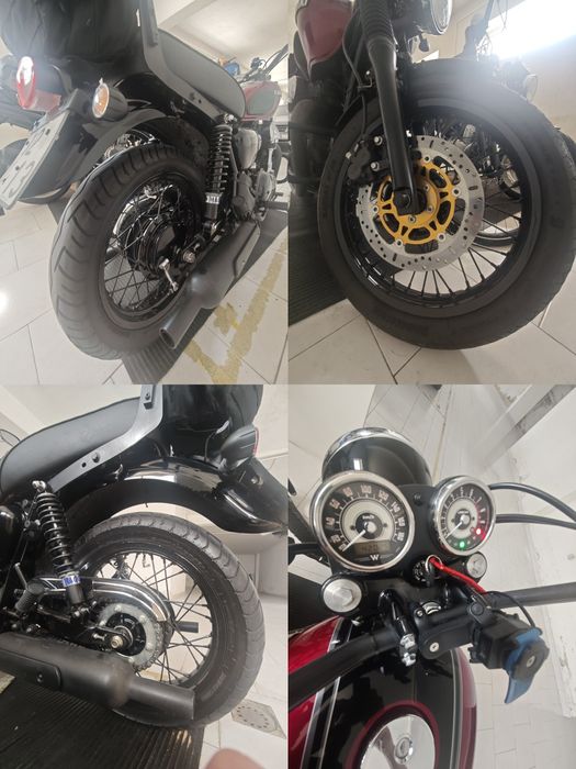 Kawasaki W800 Special Edition 2013 – Original + upgrades + extras reversíveis