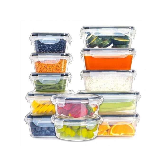 Zestaw pojemników na żywność 12 szt lunchbox nowe