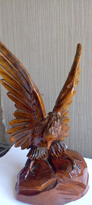 Статуэтка Орёл резной деревянный СССР