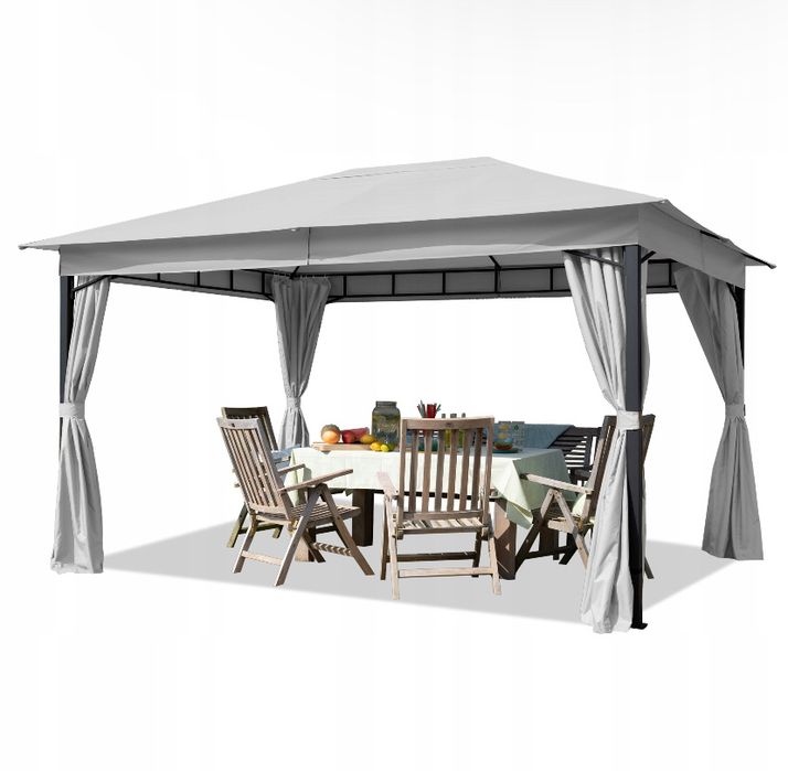 Pawilon ogrodowy 3x4 m Sunset Classic szary