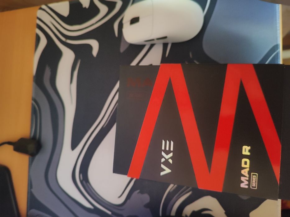 Безпровідна мішка VXE MAD R MAJOR+ PAW3950 Wireless 8K, біла