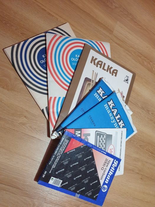 Kalka ołówkowa maszynowa A4 A3 PRL