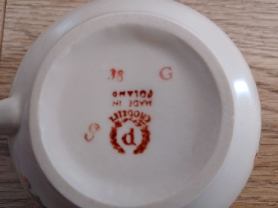 Filiżanka porcelanowa Chodzież stara