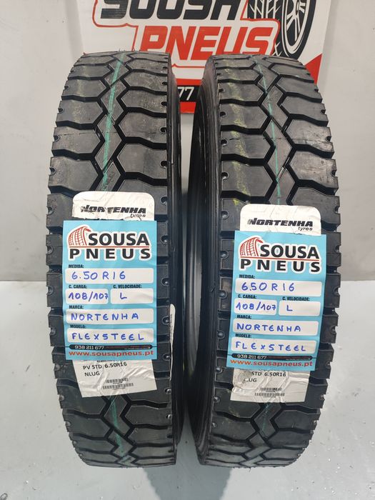 2 pneus novos Nortenha 6.50R16 - Oferta dos Portes