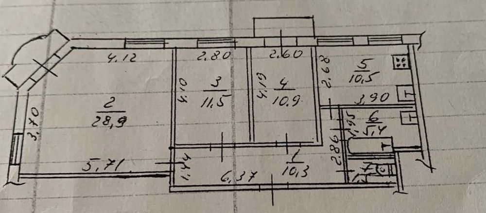 3-rooms apartment apartment by the address st. Kupalnyy per Inber Very (area 81 m²) - Atlanta.ua - photo 14