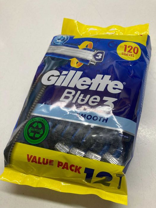 Pack 12 Gillette Blue 3 Smooth Descartáveis