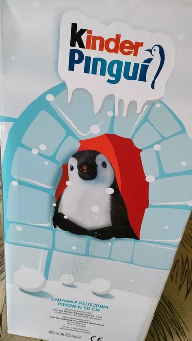 Pingwin kinder maskotka pluszak ,misiek penguin plush