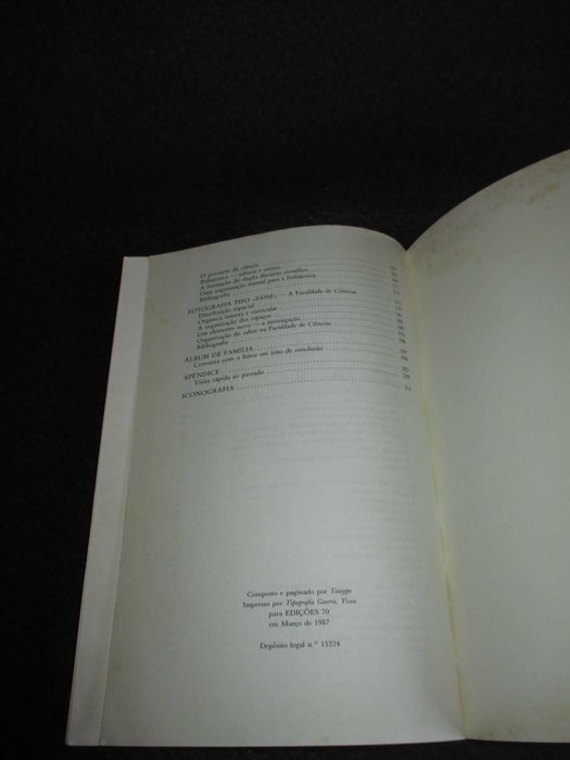 Livro O Edifício da Faculdade de Ciências José Lopes Ribeiro