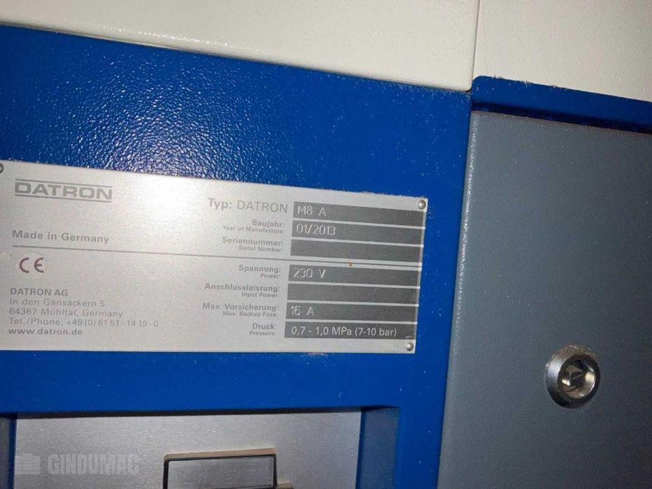 Centrum obróbcze CNC Datron M8A 40000 obr./min (2013)