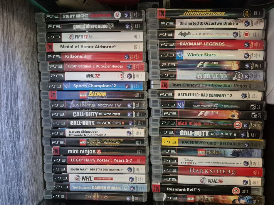 Gry na PlayStation 3 Ps3. Call of duty Assasins Uncharted Just dance Gta Minecraft  Need for speed