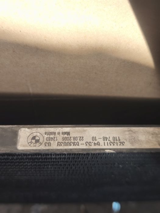 Vendo Radiador de Ar condicionado BMW e91