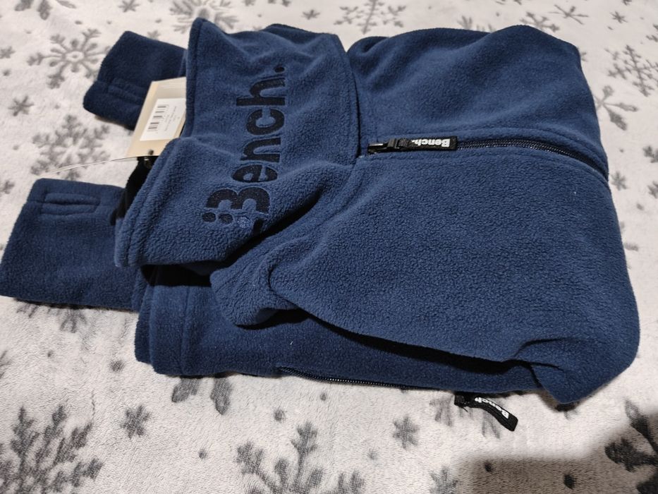 Kurtka polarowa, bluza Bench damska, ze stójką, r. M