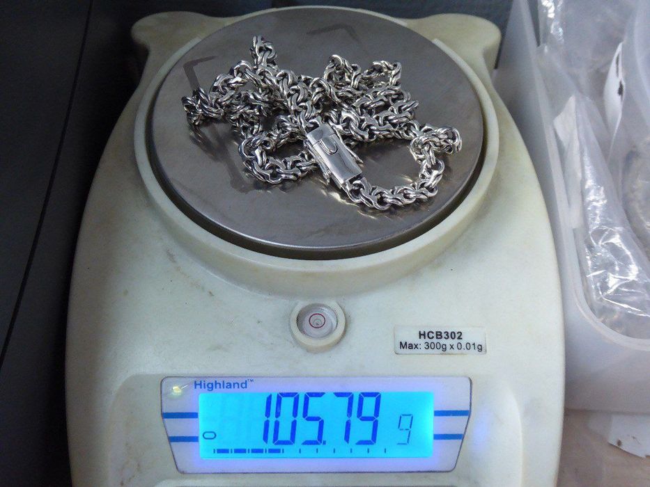 Срібний ланцюжок 100г чоловічий, мужская серебряная цепочка 925