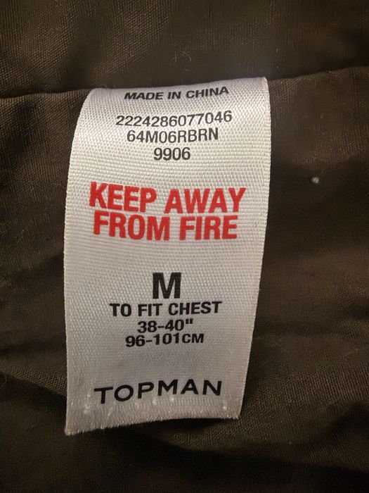 Topman Vintage Distressed Faux Leather Jacket – Brown