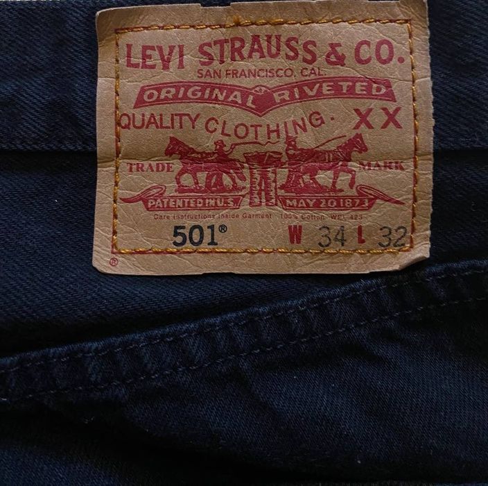 Levis 501 black/Чорные