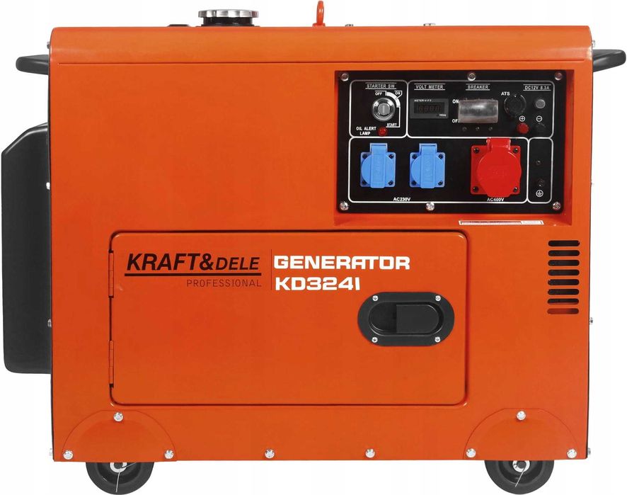 Agregat Prądotwórczy 230V/400V 7kW 16KM Diesel ATS Generator 3Fazowy