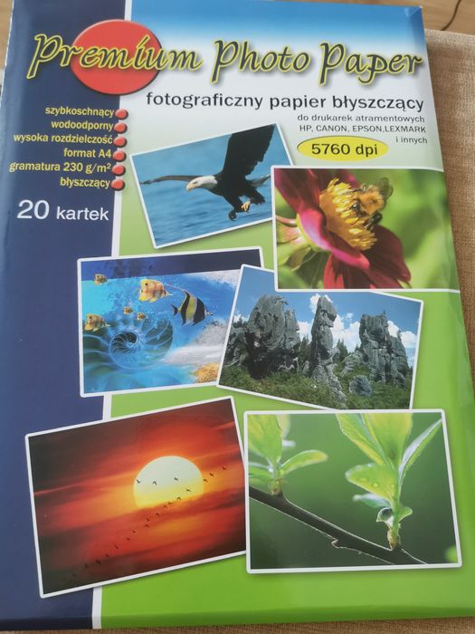 Papier fotograficzny błyszczący