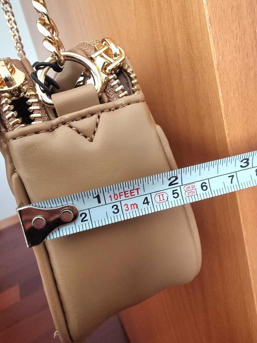 Mala camel e dourada Parfois - nova com etiqueta