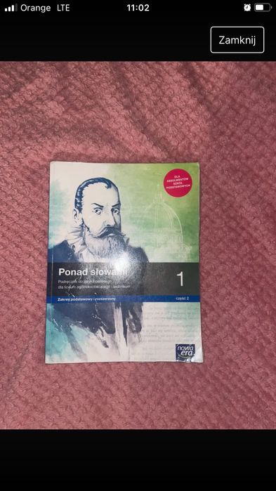 Podrecznik polski 1 klasa liceum technikum Ponad Slowami 1 NOWA