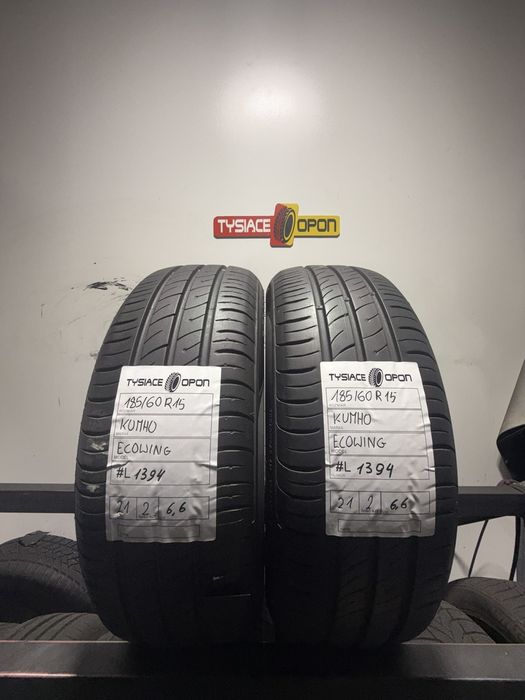 Opona letnia Kumho 185/60 R15 Ecowing model miejski #L1394 15 cali