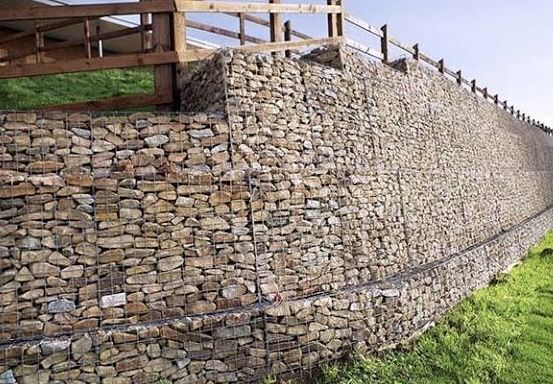Gabion projektowanie produkcja sprzedaż montaż  konstrukcje gabionowe